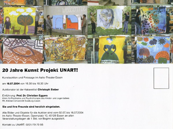 20 Jahre UNaRT – Ausstellung im Aalto-Theater
